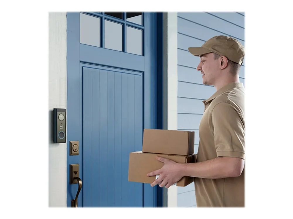 Eufy Security Video Doorbell - Dørklokkesæt - trådløs - Wi-Fi - 2.4 Ghz