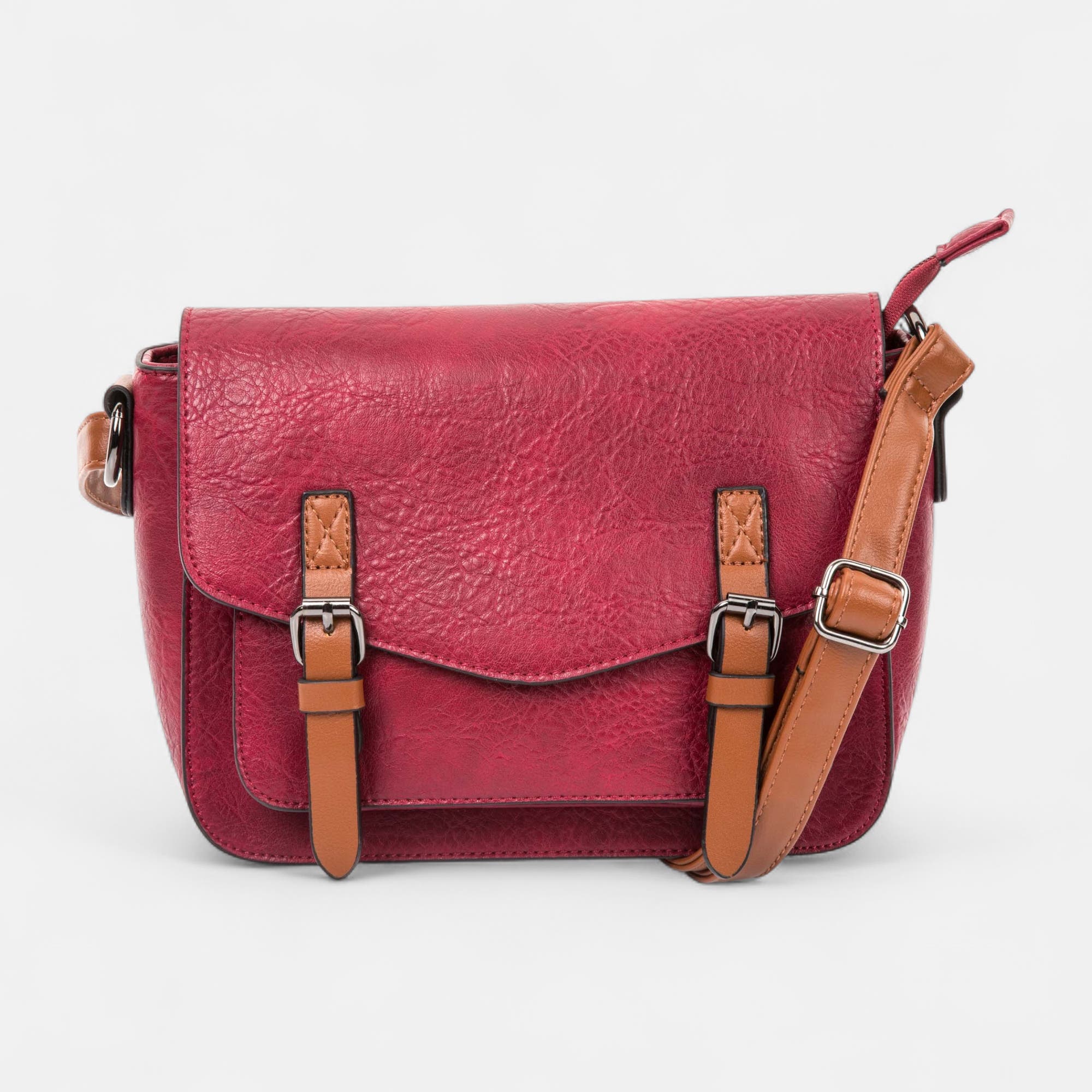 Sac bandoulière bordeaux