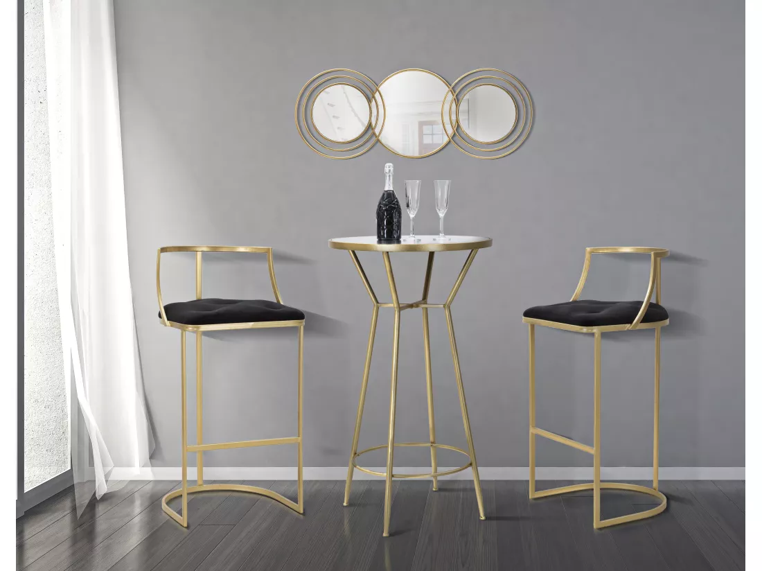 TABOURET DE BAR ISTANBUL CM d. 45X90
