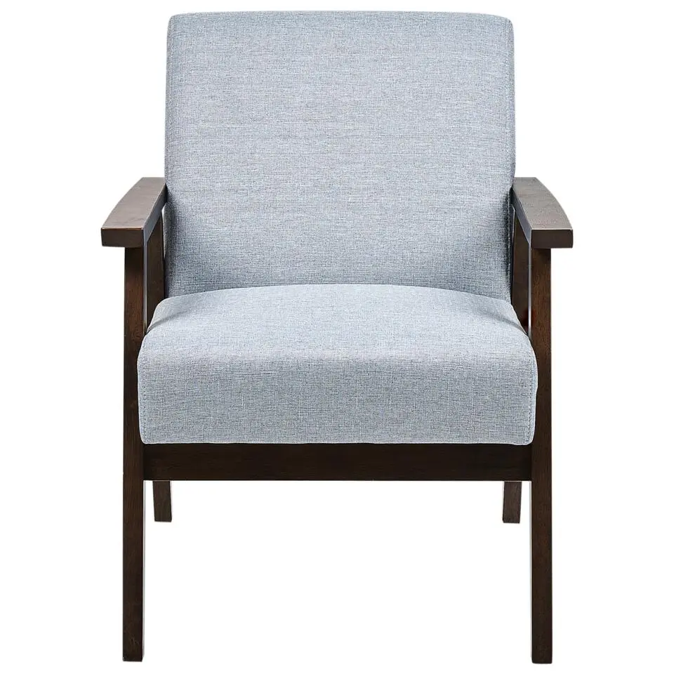 ASNES - Fauteuil - Grijs - Polyester