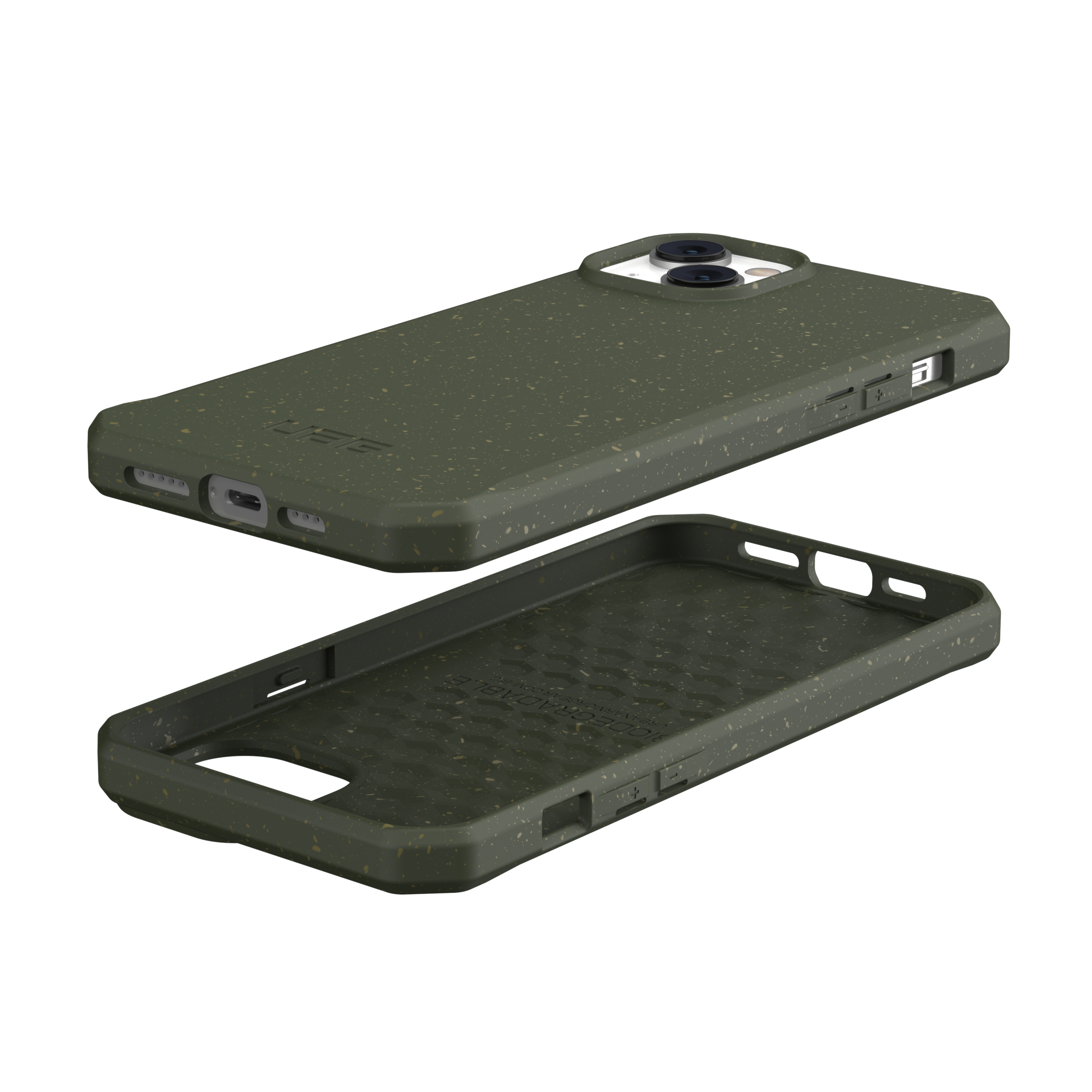 iPhone 14 Plus Bio Gummi Schutzhülle Outback Eco Friendly Nachhaltig Kompostierbar (114073117272) - Olive Drab