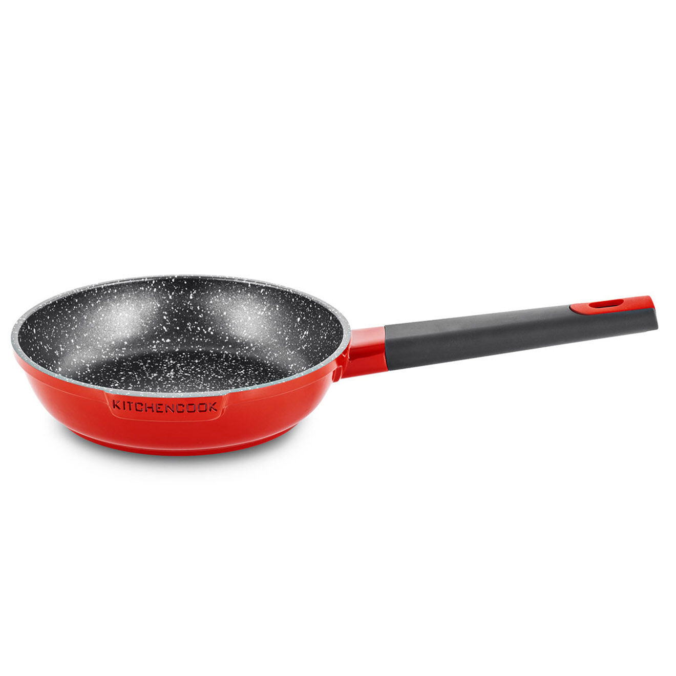 Kitchencook Poêle en fonte d'aluminium rouge - D.20 cm