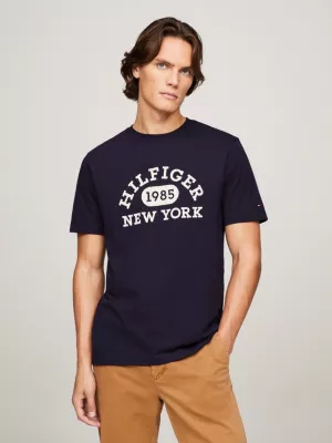 Camiseta Hilfiger Monotype College com logo