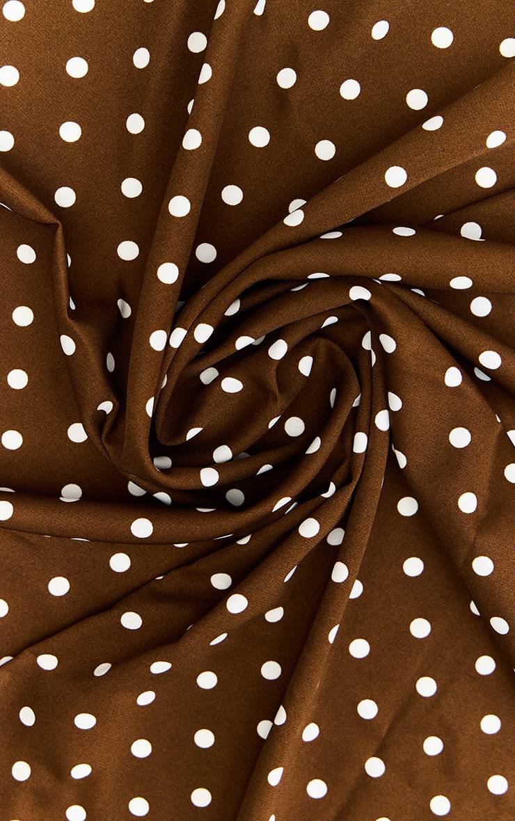 Chocolat Foulard À Pois Pour La Tête