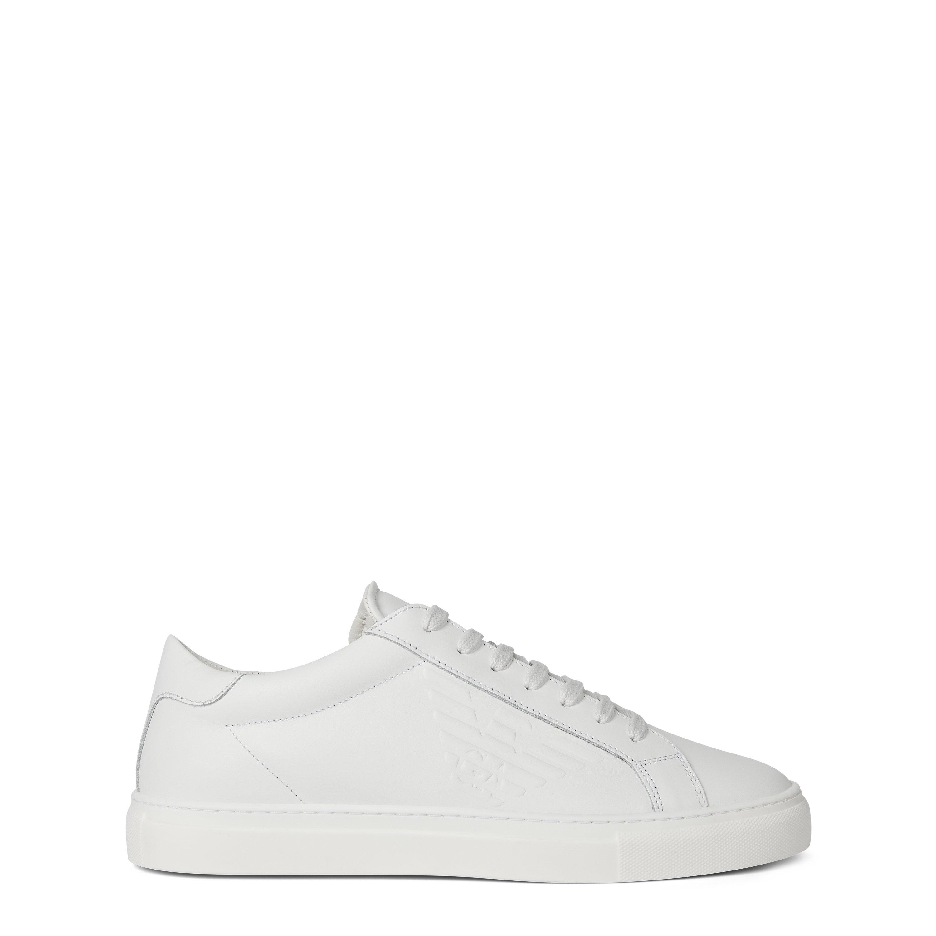 Emporio Armani Leather Trainers