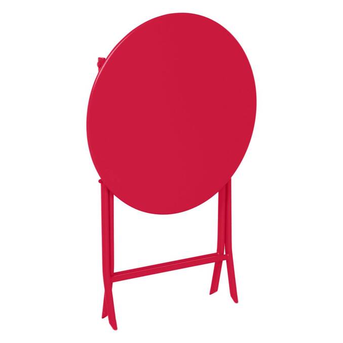 Table de jardin pliante ronde GREENSBORO Grenade