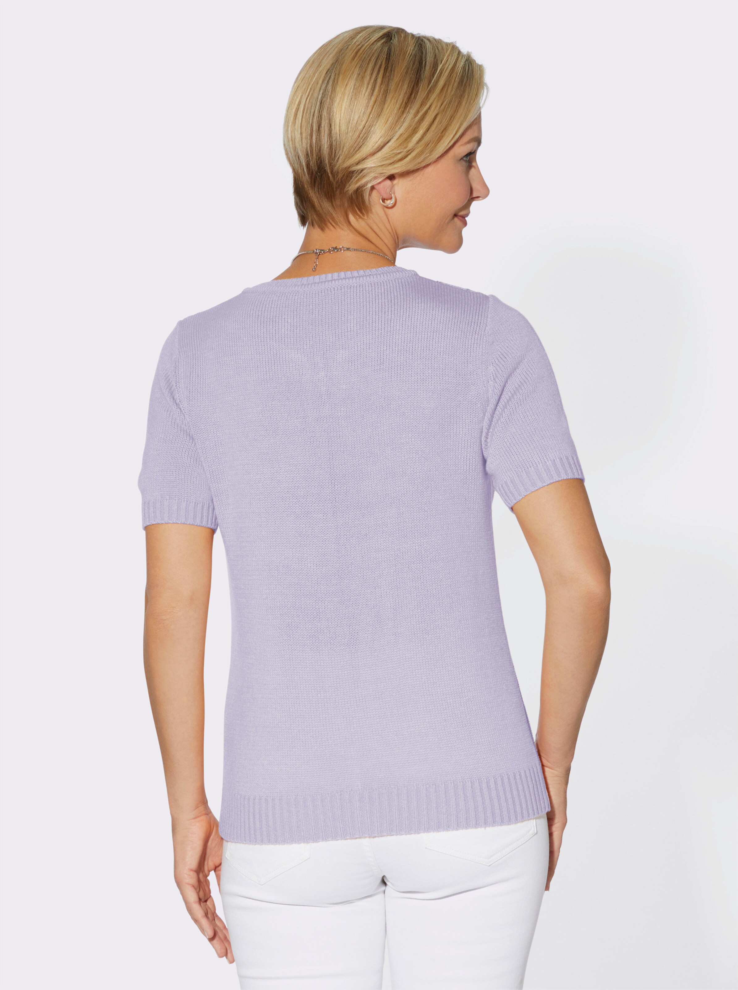 Kurzarmpullover