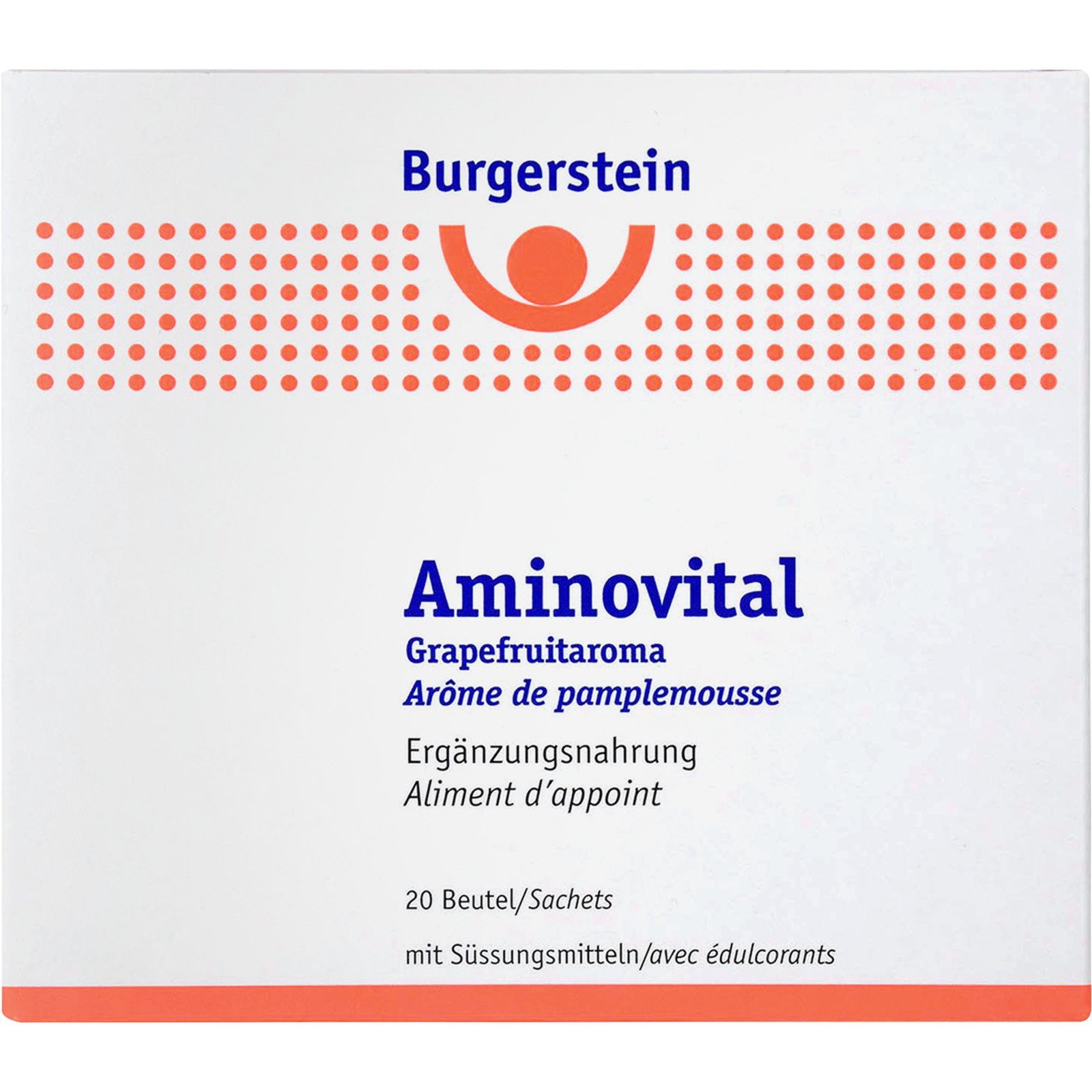 Burgerstein Aminovital Grapefruitaroma, 20 Beutel