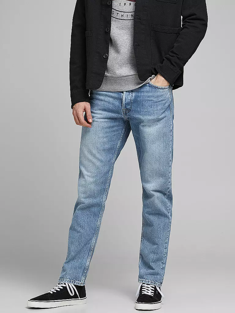 JACK & JONES Jeans Regular Fit JJICHRIS  blau