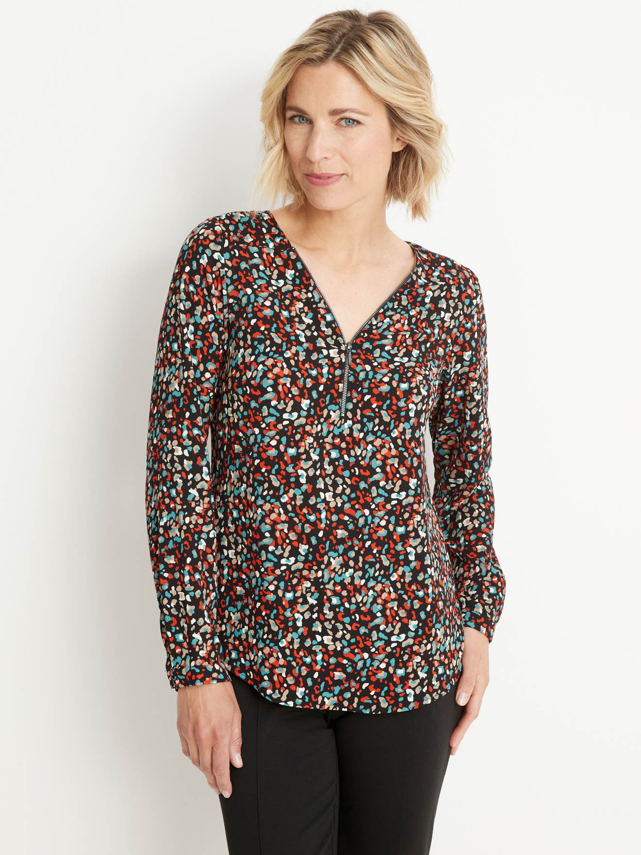 Blouse poitrine généreuse