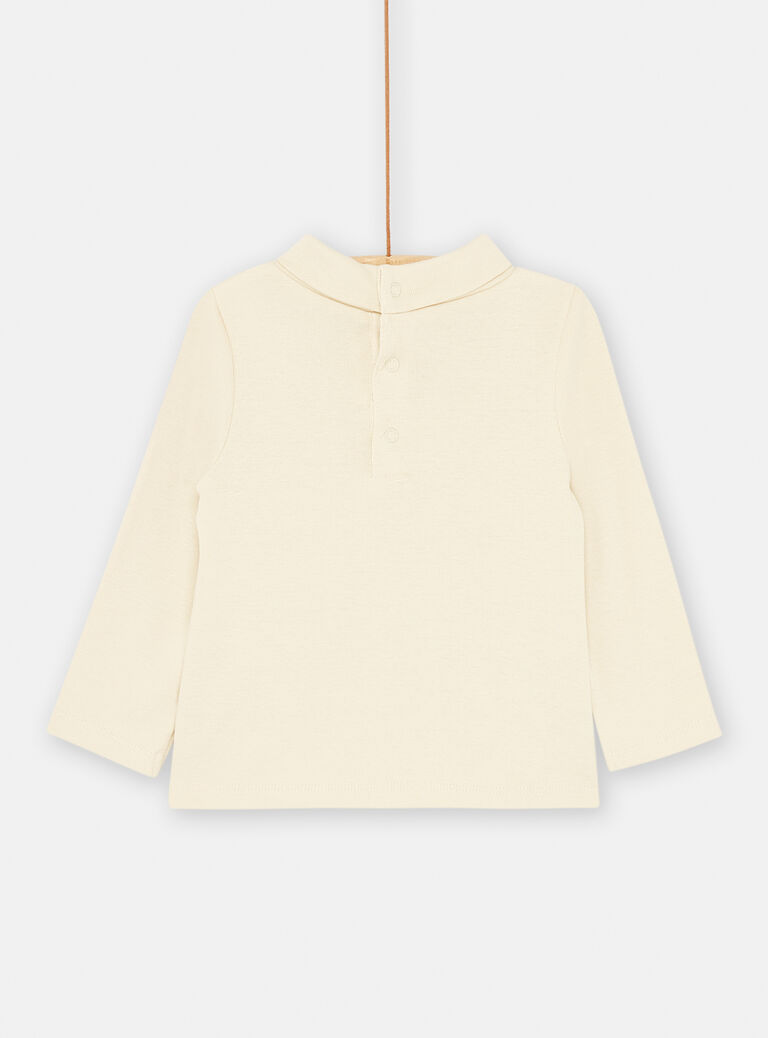 Sous-pull beige à motif animaux
