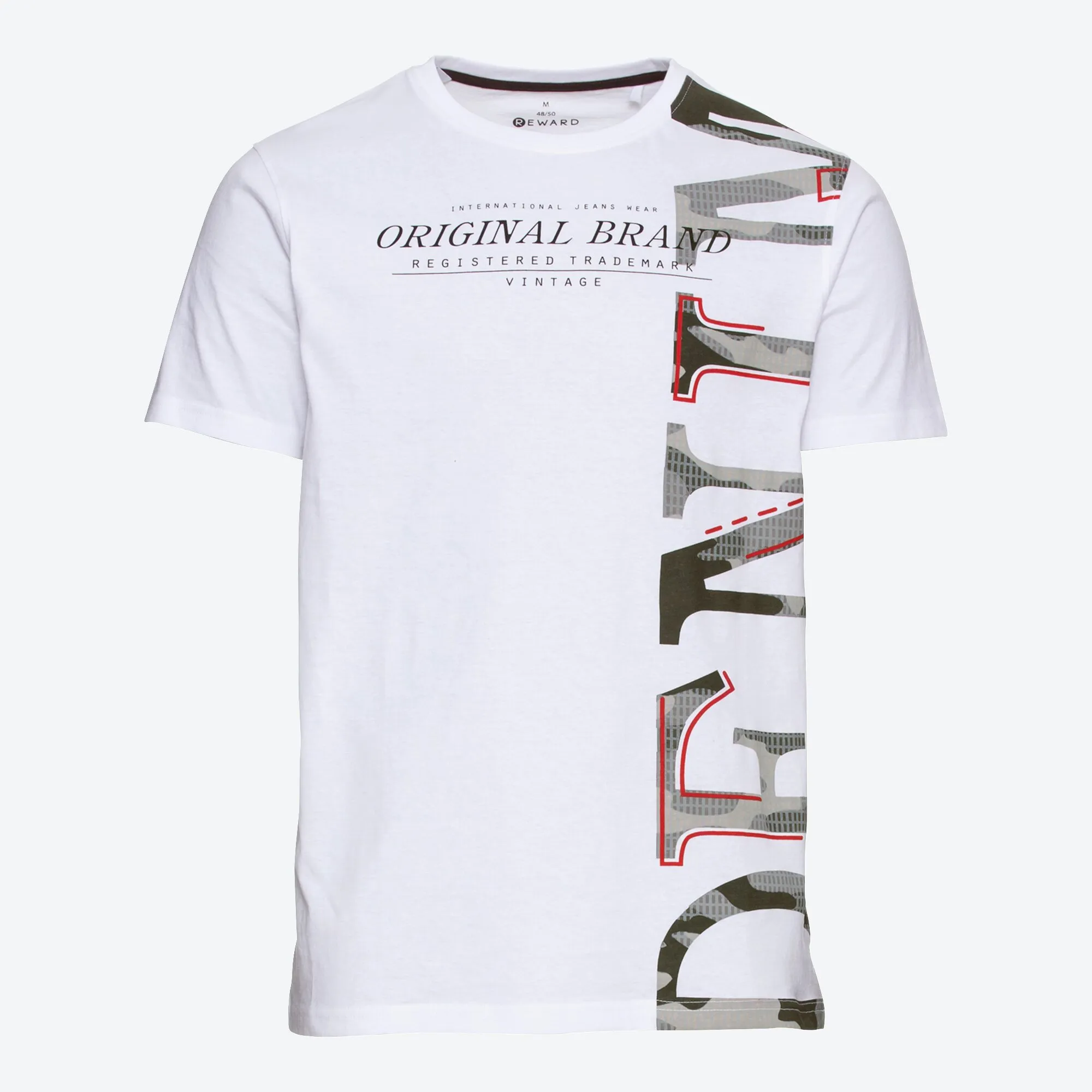 Herren-T-Shirt in Denim-Design