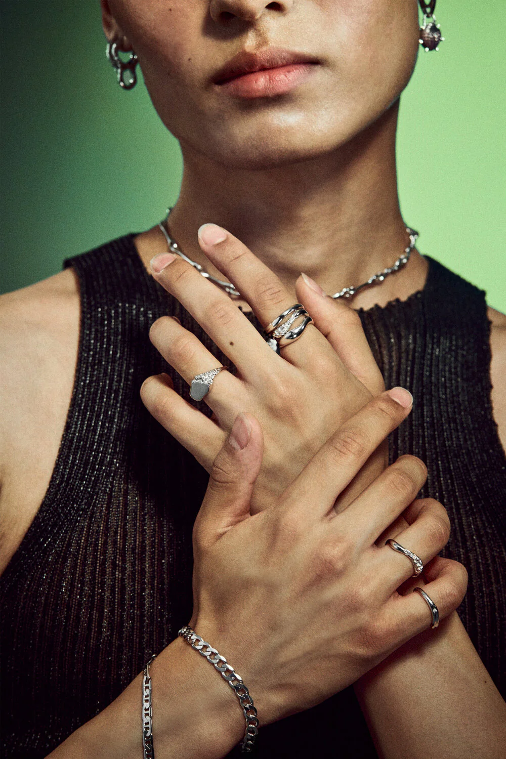Maria Black  Silken ring - forgyldt