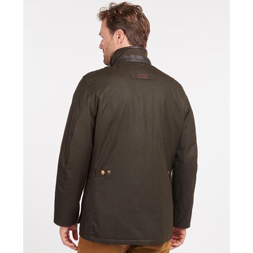 Barbour Hereford Wax Jakke, Olive, XL