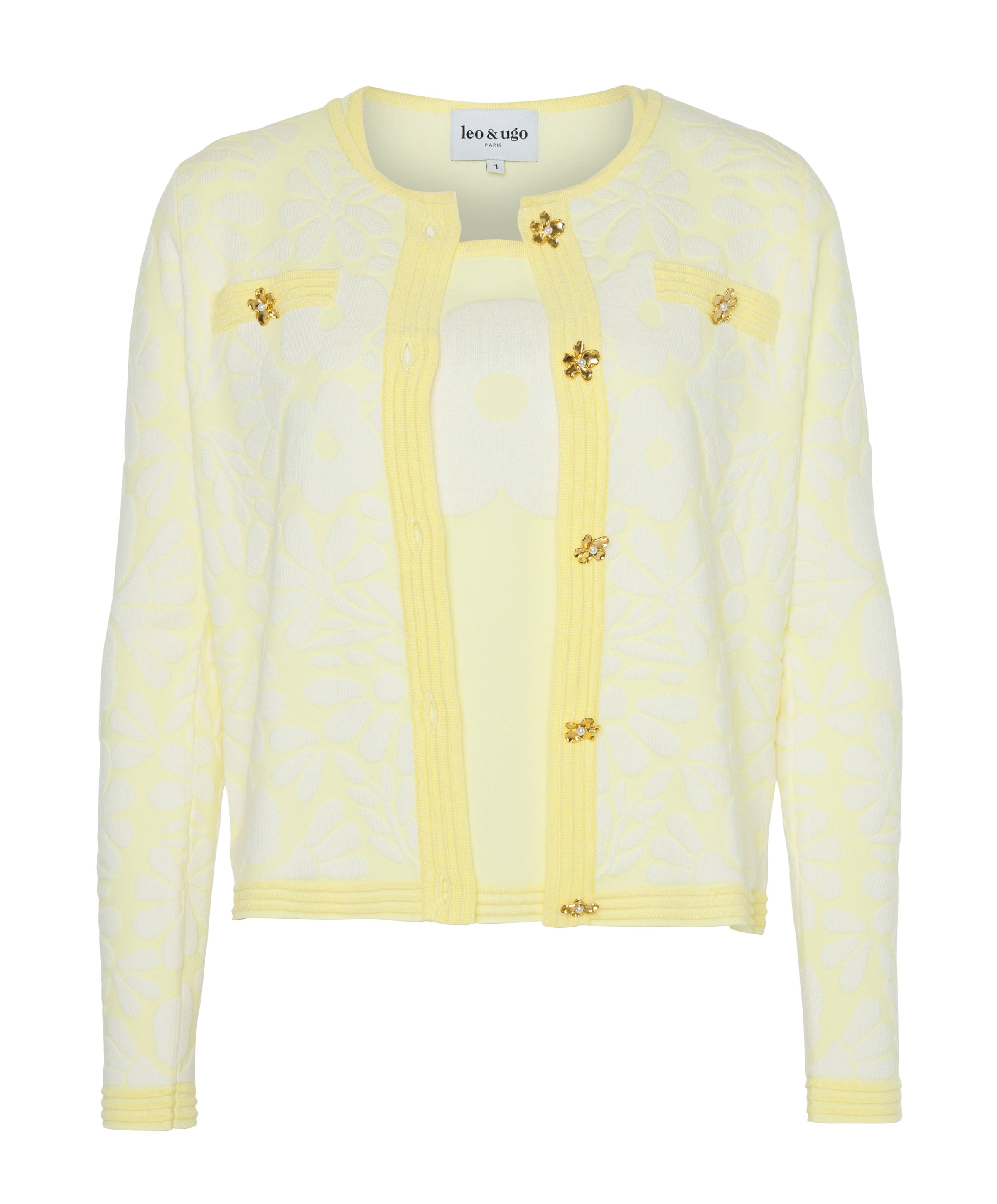 Leo & Ugo Dames vest geel