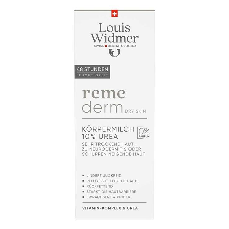 Widmer Remederm dry Skin Körpermilch 10% ohne P., 200 ml