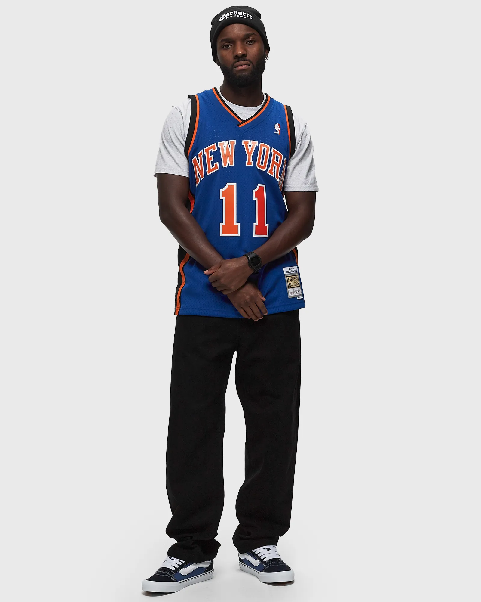 Mitchell & Ness NBA DARK JERSEY NEW YORK KNICKS 2004-05 JAMAL CRAWFORD #11