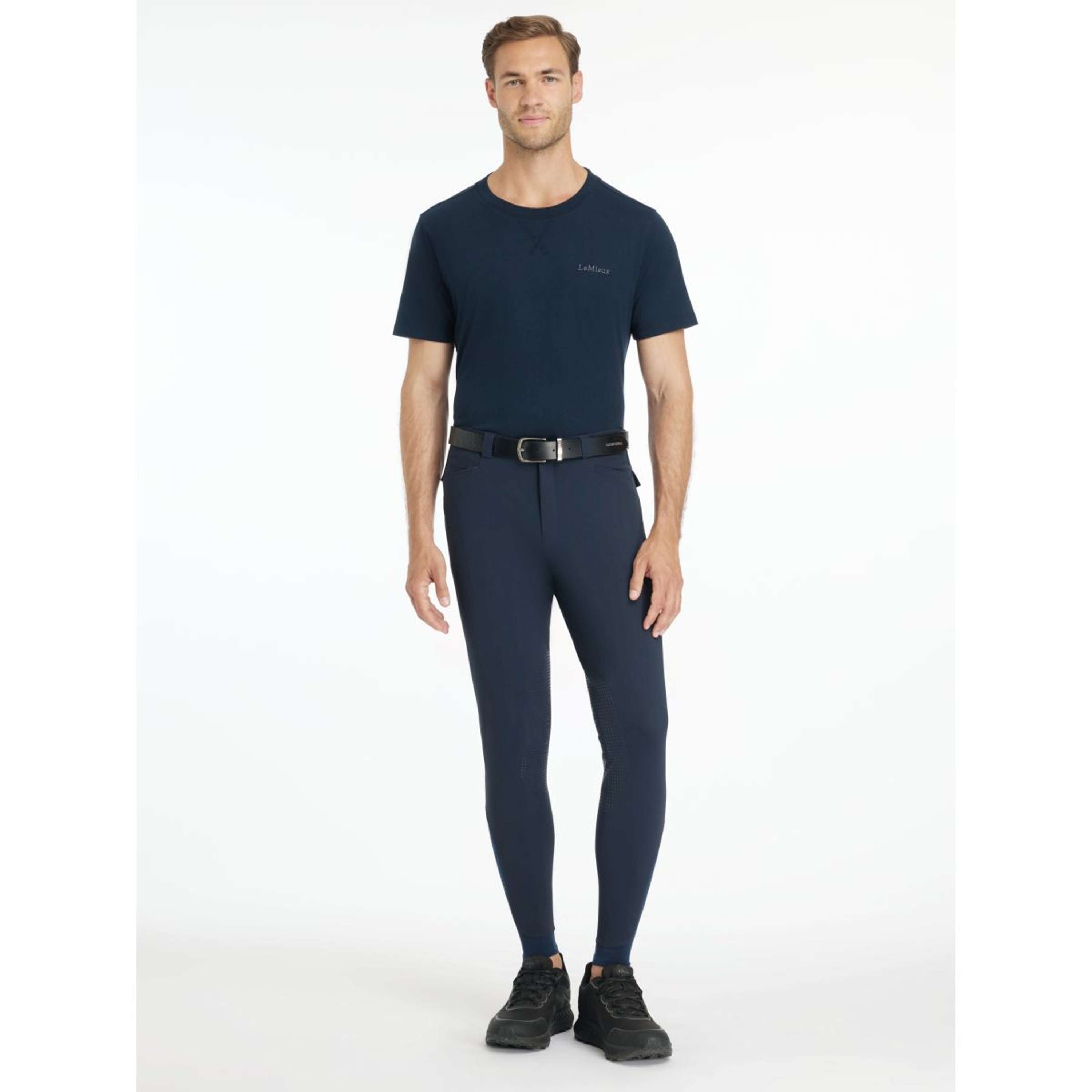 LeMieux Rijbroek Sports Knee Grip Heren Navy