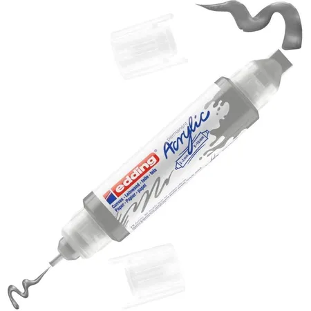 edding 5400 Acryl 3D Double Liner silber