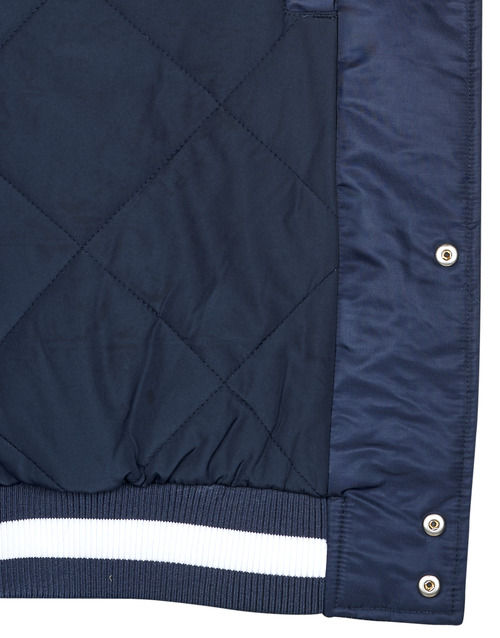 Tommy Jeans - TJM GRAPHIC SATIN BOMBER JACKET - Marine