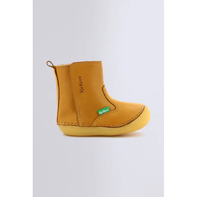 SOCOOL CAMEL CLAIR BOOTS Cuir Mixte