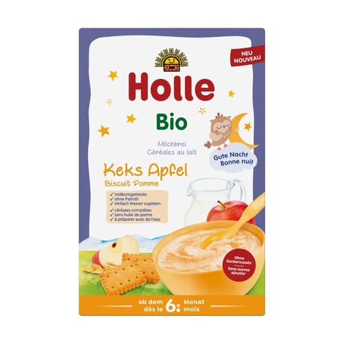 Holle Bio Milchbrei Keks Apfel