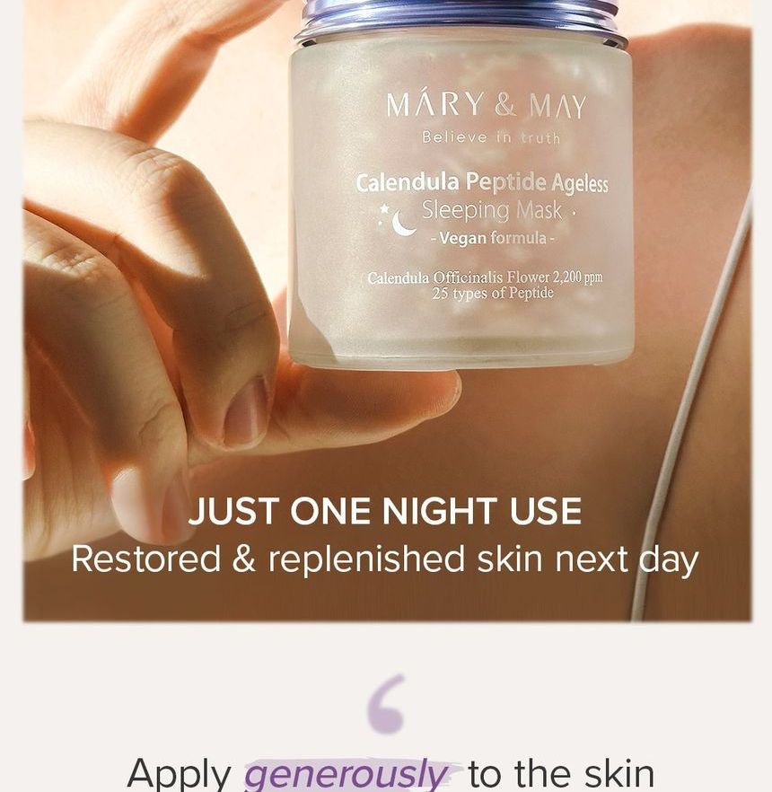 Mary&May - Calendula Peptide Ageless Slaapmasker