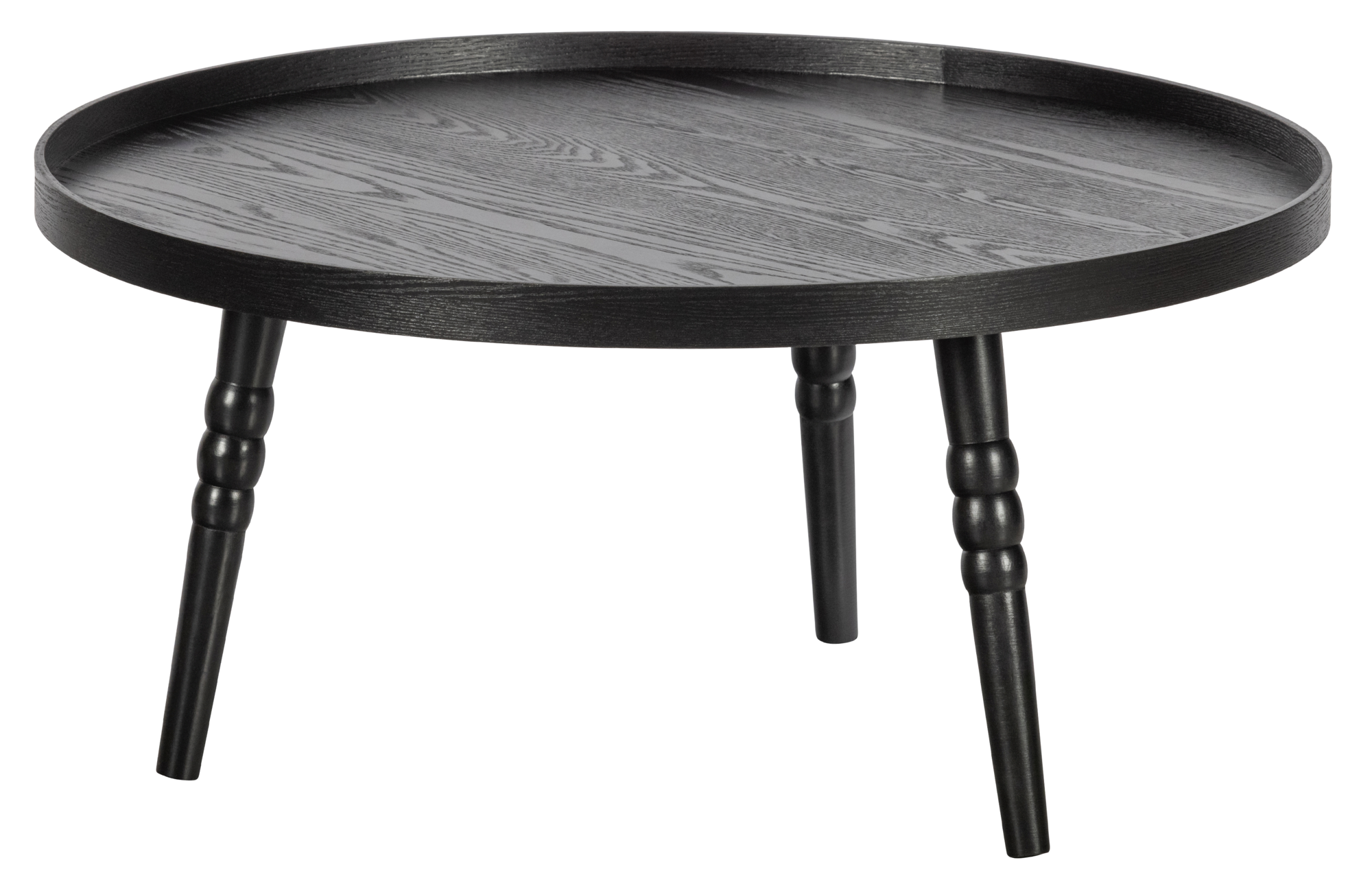 Bijzettafel Ponto Zwart 36XØ75