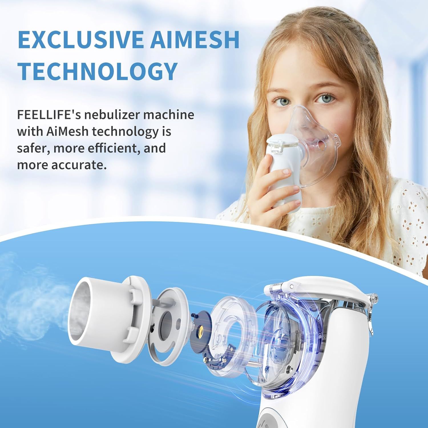 FEELLIFE Inhalationsgerät für Kinder & Erwachsene