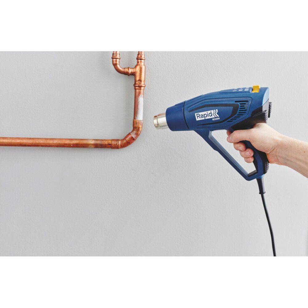 VARMLUFTSPISTOL RAPID R2000 MED KOFFERT