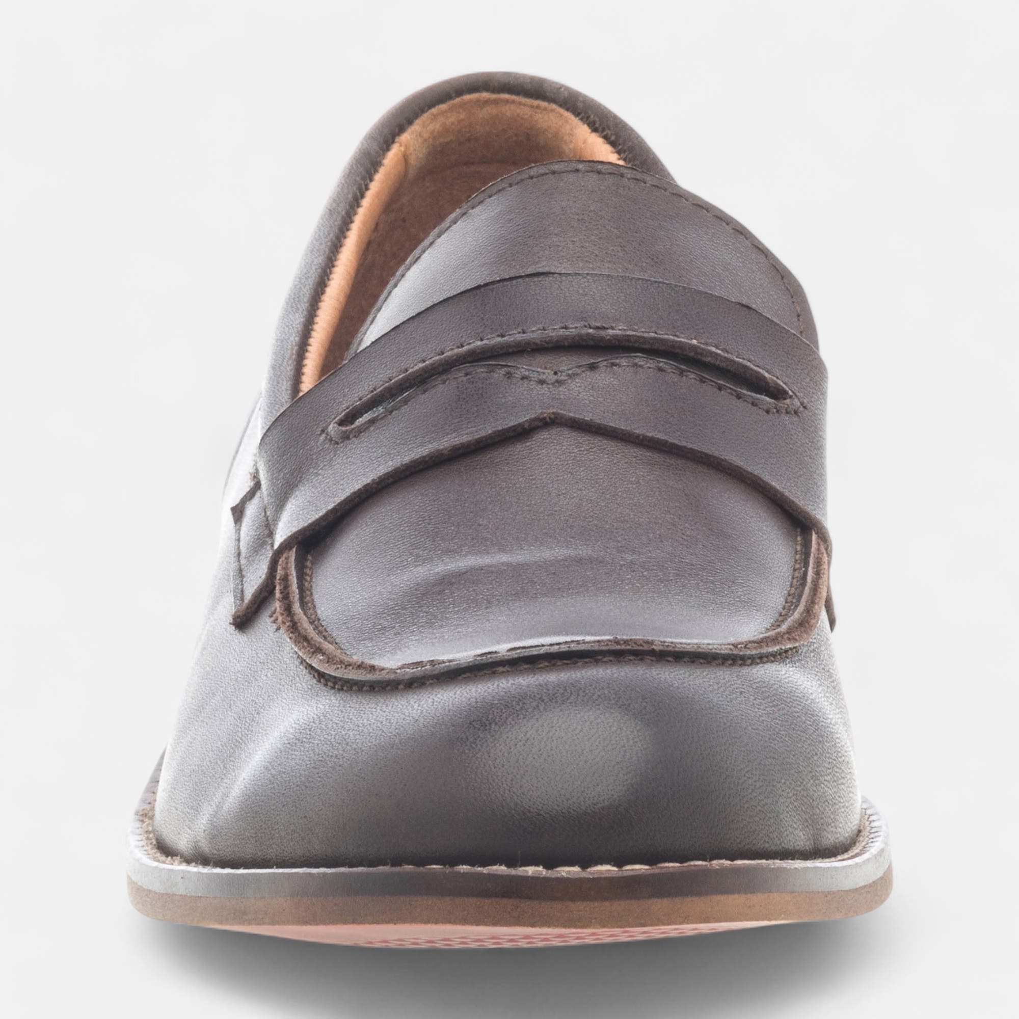 Mocassins Homme en cuir marron
