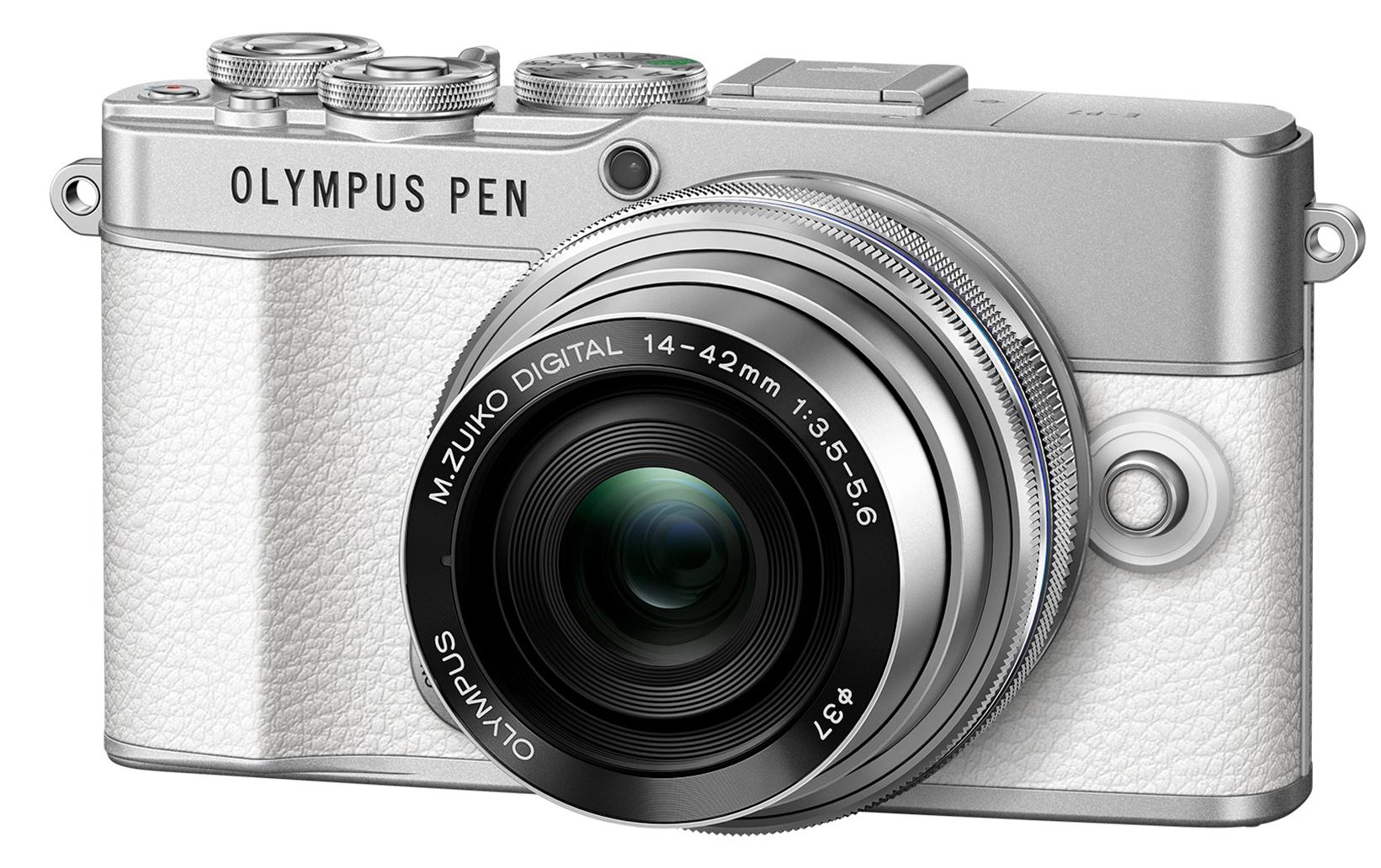 Fotokamera E-P7 Kit 14-42 Weiss<br>Federleichte Kamera mit grandioser Leistung
