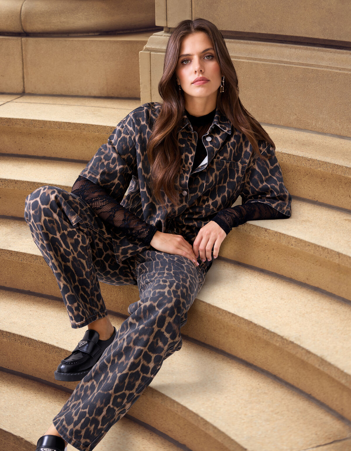Jaguar Balloon Fit Jeans Bruin
