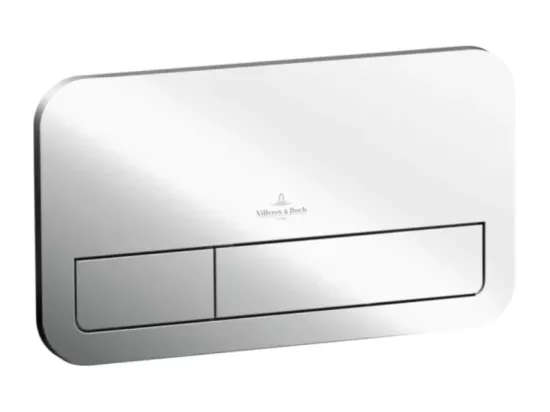 WC suspendu sans bride VILLEROY ET BOCH Architectura + abattant + Bâti-support Villeroy & Boch ViConnect + Plaque de commande