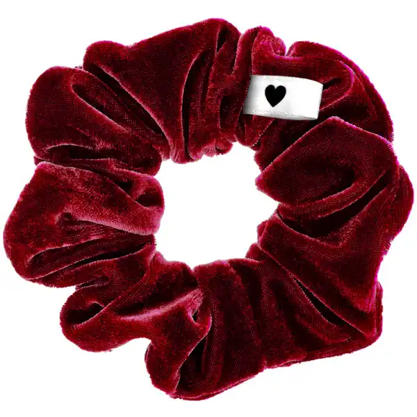 Velours Scrunchie Rot