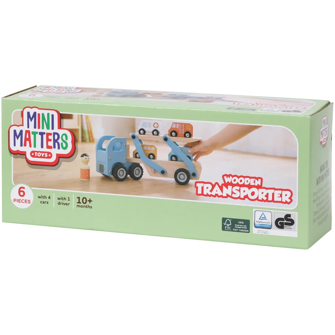 Transporteur en bois Mini Matters