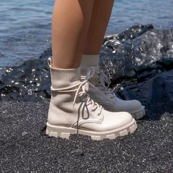 Bottines BEIGE MERRY SCOTT