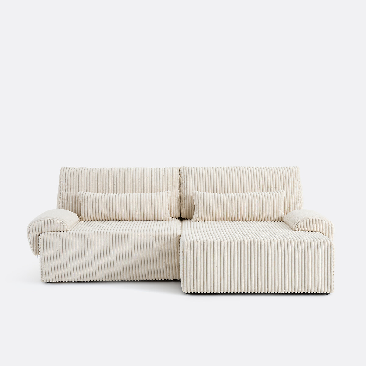 LA REDOUTE INTERIEURS<br>Sofá de canto em bombazina MAONA XL