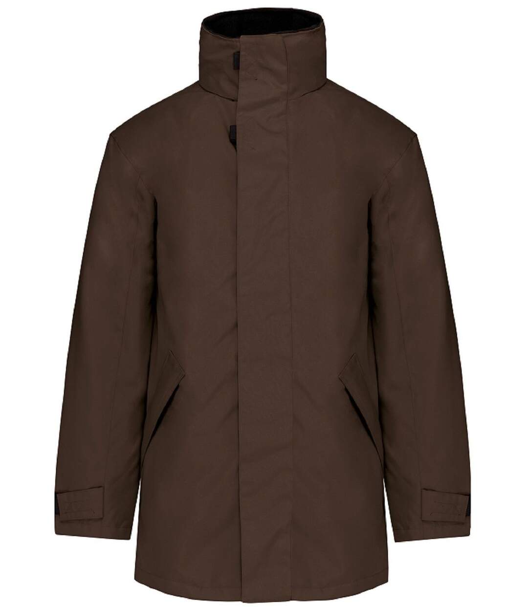 Parka Homme doublure matelassée - K677 - marron chocolat