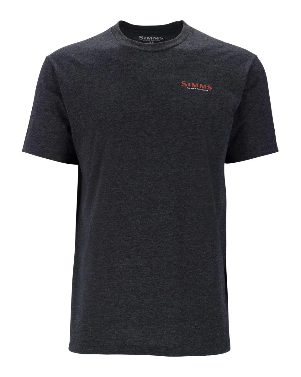 Simms Let It Fly T-Shirt Charcoal Heather