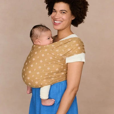 Ergobaby Aura Wrap Knit Bæresjal, Camel Harvest