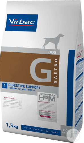 Virbac Veterinary HPM Chien G1 Digestive Support 1,5kg