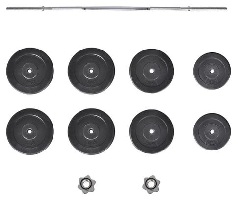 Haltère curl sport musculation fitness 60 kg avec poids 02_0000753
