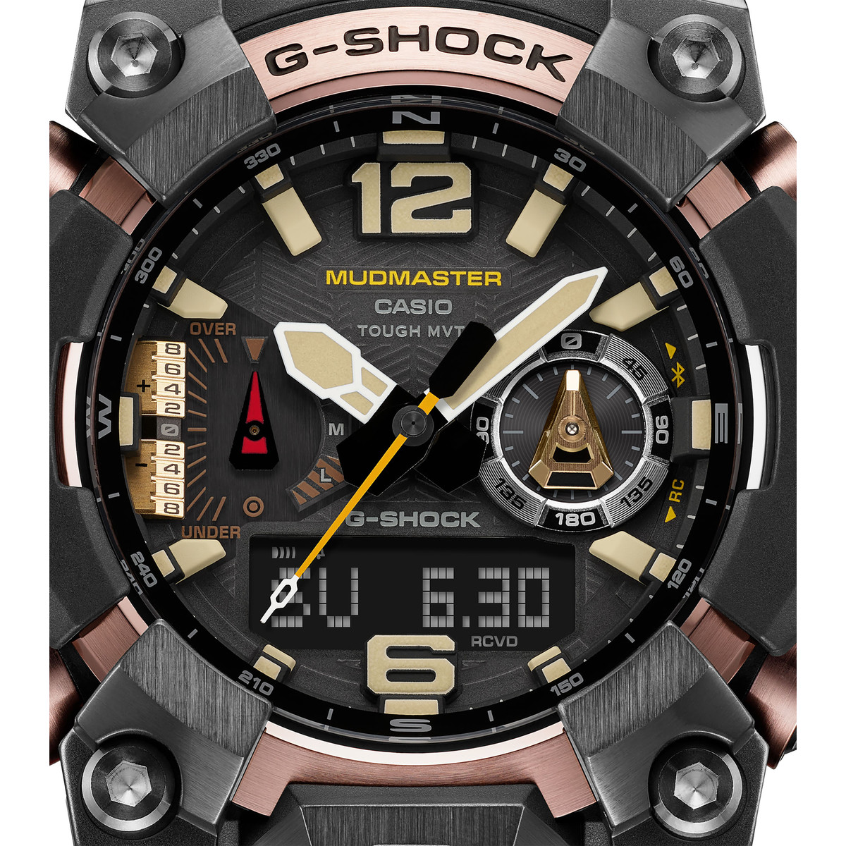 Montre CASIO G-SHOCK homme bracelet résine bordeaux