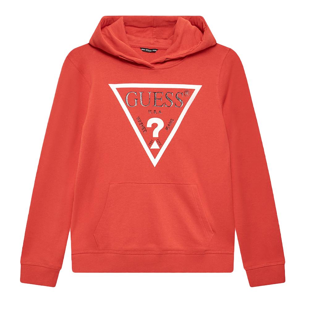 Guess Sweat à capuche Rouge Garçon Guess