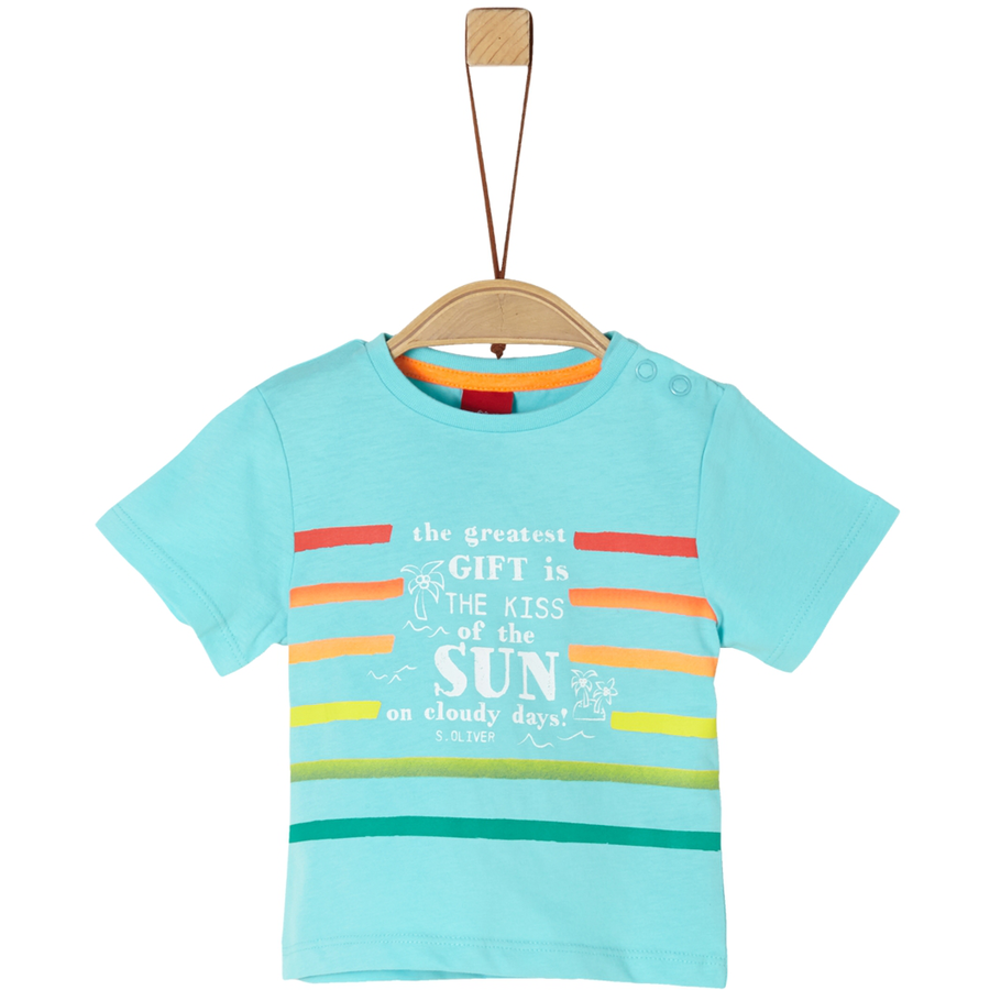 s.Oliver T-Shirt türkisblau