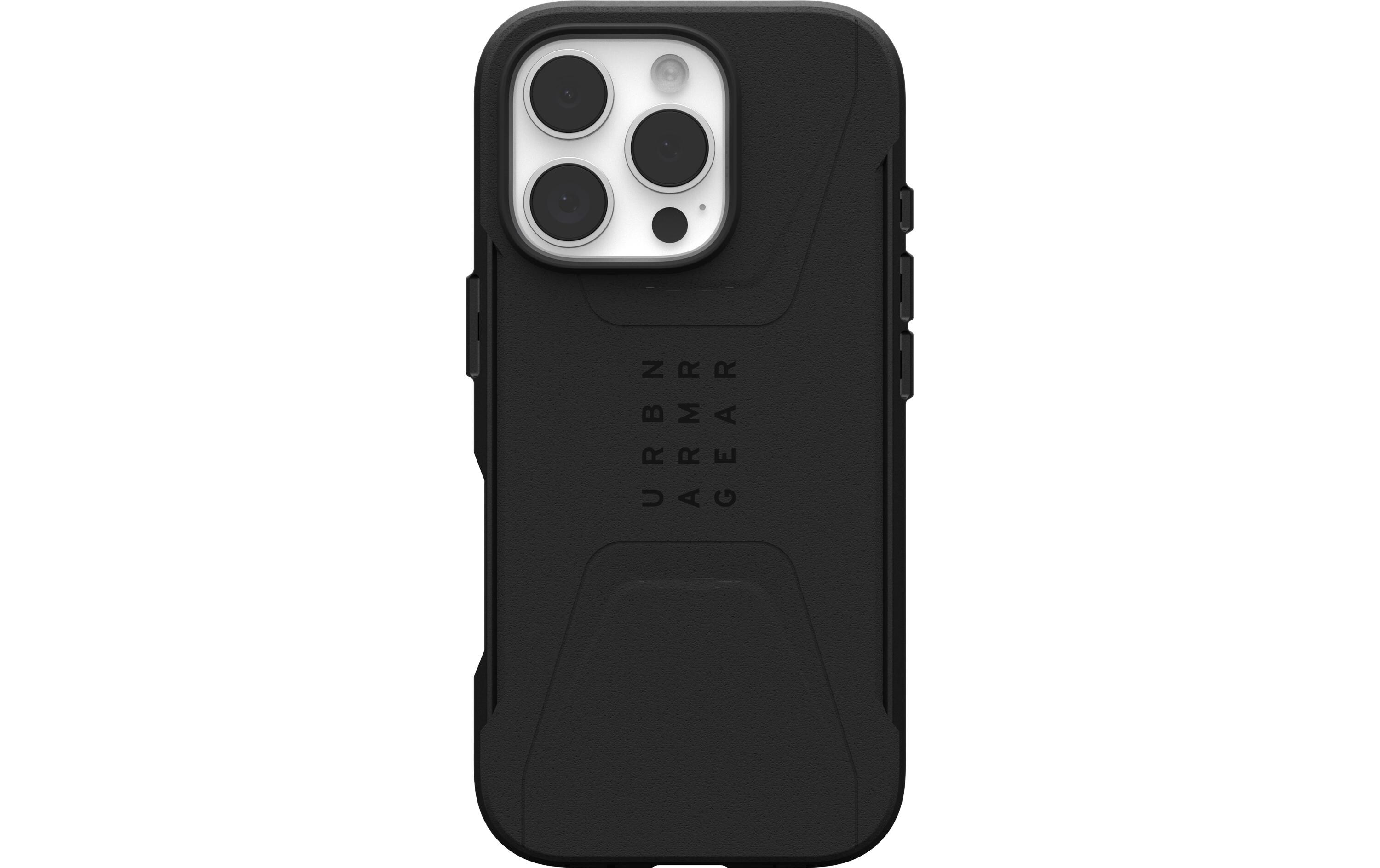 Back Cover Civilian Case iPhone 16 Pro BlackSchutzhülle für das Apple iPhone 16 Pro