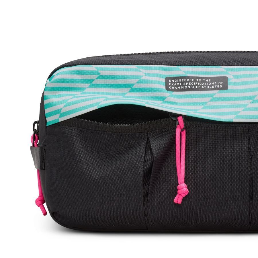 Nike Sac à Chaussures Academy Prism - Noir/Ocean Cube/Vert/Rose
