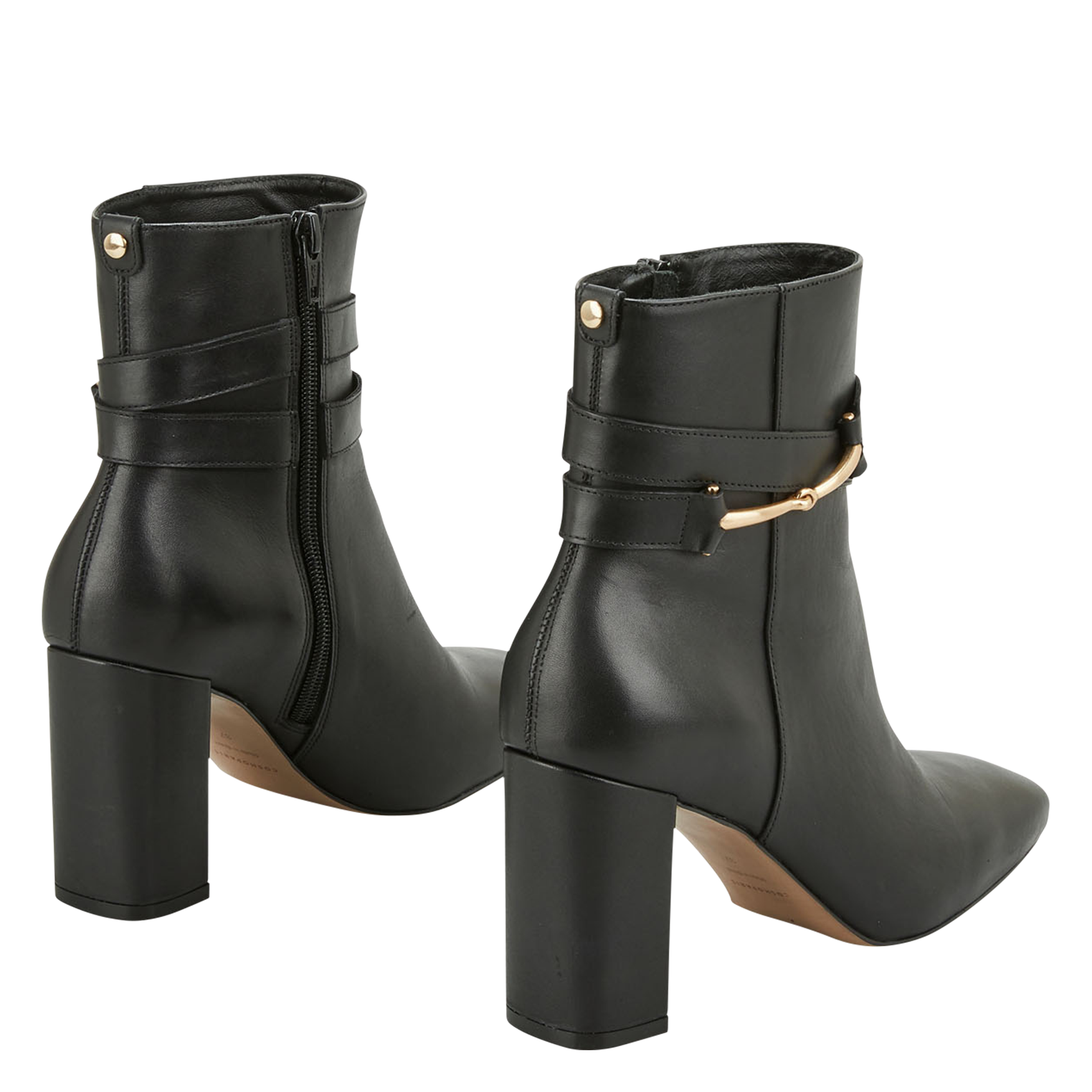 RABY - Bottines en cuir | Noir
