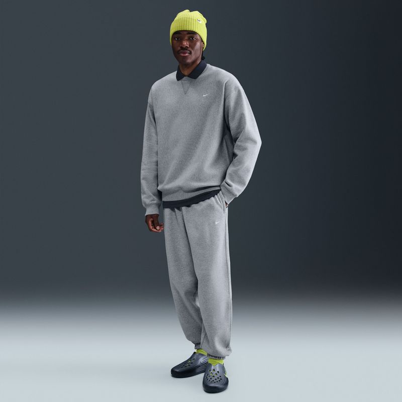Nike - Minimalistische Fleece Broek - Donkergrijs - Heren